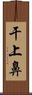 干上鼻 Scroll