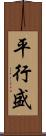 平行盛 Scroll