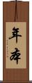 年本 Scroll