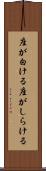 座が白ける Scroll