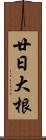 廿日大根 Scroll