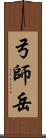 弓師岳 Scroll