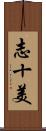 志十美 Scroll