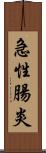 急性腸炎 Scroll