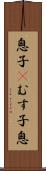 息子(P);むす子;息 Scroll