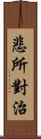 悲所對治 Scroll