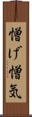 憎げ Scroll