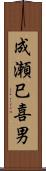 成瀬巳喜男 Scroll