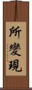 所變現 Scroll