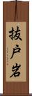 抜戸岩 Scroll