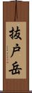 抜戸岳 Scroll