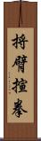 捋臂揎拳 Scroll