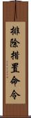 排除措置命令 Scroll