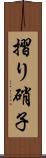 摺り硝子 Scroll