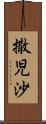 撒児沙 Scroll