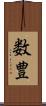 数豊 Scroll