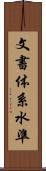 文書体系水準 Scroll