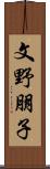 文野朋子 Scroll