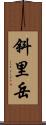 斜里岳 Scroll