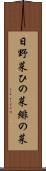 日野菜 Scroll