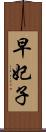 早妃子 Scroll