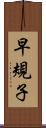 早規子 Scroll