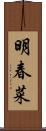 明春菜 Scroll