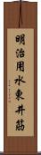 明治用水東井筋 Scroll