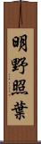 明野照葉 Scroll