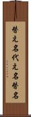 替え名 Scroll