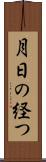 月日の経つ Scroll