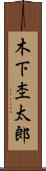 木下杢太郎 Scroll