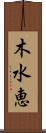 木水恵 Scroll