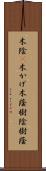 木陰(P);木かげ;木蔭;樹陰;樹蔭 Scroll