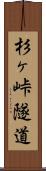 杉ヶ峠隧道 Scroll
