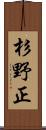 杉野正 Scroll