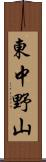 東中野山 Scroll