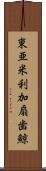 東亜米利加扇歯鯨 Scroll