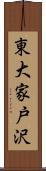 東大家戸沢 Scroll