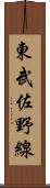 東武佐野線 Scroll