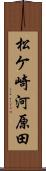 松ケ崎河原田 Scroll