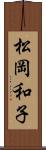 松岡和子 Scroll