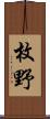 枚野 Scroll