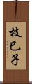 枝巳子 Scroll