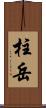 柱岳 Scroll