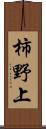 柿野上 Scroll