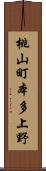 桃山町本多上野 Scroll