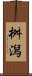桝潟 Scroll