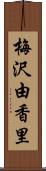 梅沢由香里 Scroll