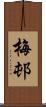 梅邨 Scroll